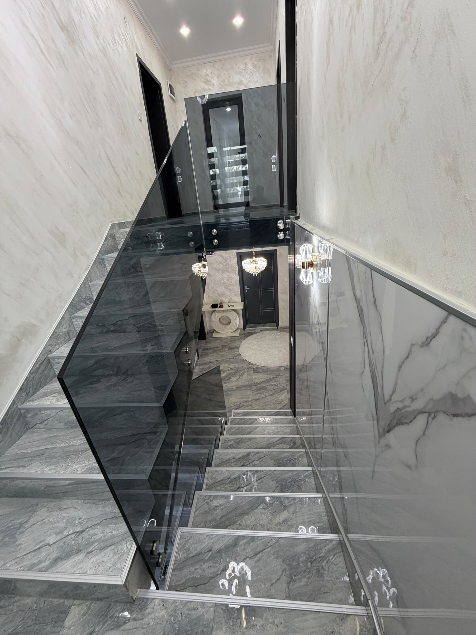 Glasgeländer mit dem System 3500RS