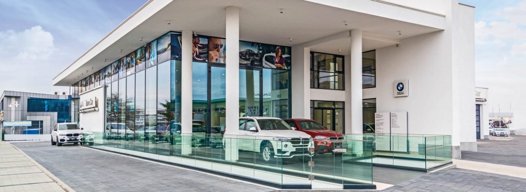 Nicey car showroom